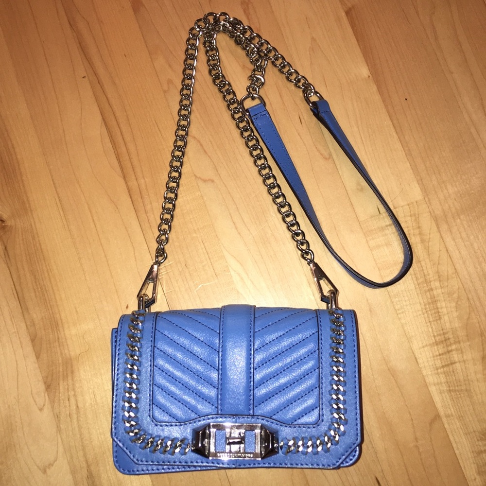 Rebecca minkoff blue cross body purse